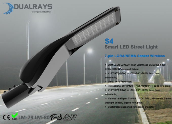 luces de calle planas de 60W LED para la seguridad al aire libre 5 años de garantía