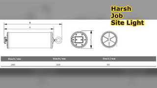 Luz de trabajo LED resistente de 15 W para trabajos difíciles