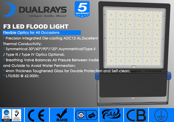 50W luz de inundación del poder más elevado SMD montada en la pared para la seguridad del camino