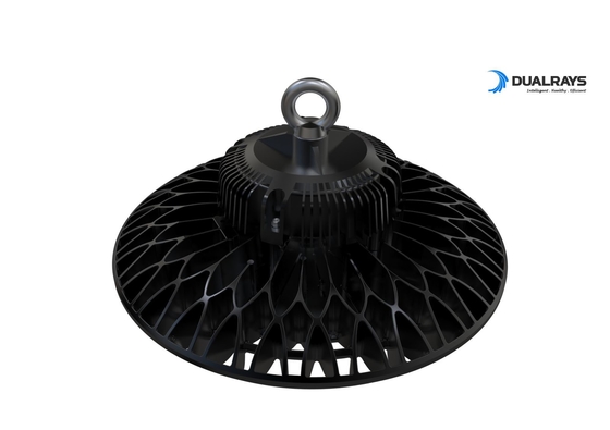 Ejecución holandesa del lazo de la luz de la bahía del UFO LED del artículo de la media de Warehouse alta, montaje del tubo del montaje en la pared del montaje del techo