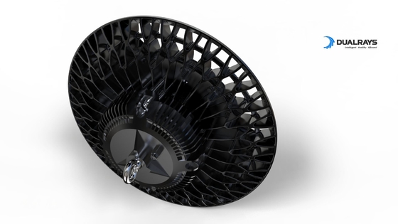 240W alto nivel IK08 de la prueba del choque del bulbo de la modificación de la luz de la bahía del UFO LED
