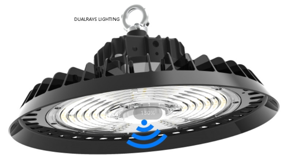 DALI PIR 1-10V Diming de la luz 150W IP65 de la bahía del UFO del LED alto disponible