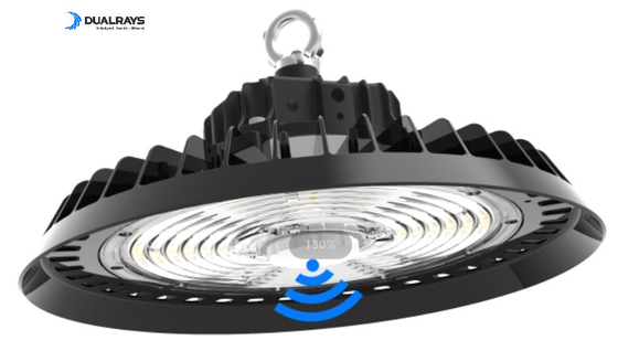 Luz 140LPW 200W de Bell de la luz de la bahía del UFO de la emergencia LED alta para la fábrica de los supermercados