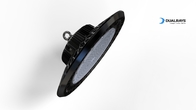 SMD3030 alta lente óptica de la luz 100W IP65 140LPW de la bahía del UFO LED 5 años de garantía