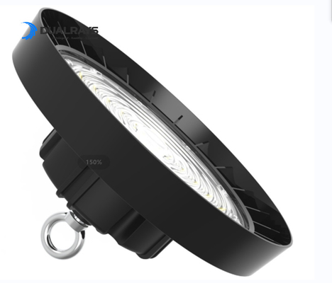 Conductor opcional de la luz 100W 140LPW IP65 IK08 Meanwell de la bahía del UFO del ángulo de haz LED alto