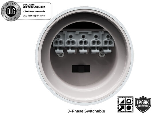 1.2m 40W TB7 LED Tubular Luz Ant-UV Amoniaco para la granja DIP conmutable de energía y 3CCT