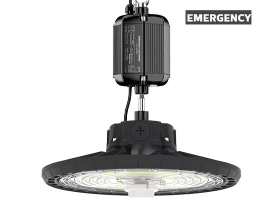 HB2 DIP conmutable de energía y 3CCT UFO LED High Bay Light 100W 150LPW con función de emergencia opcional