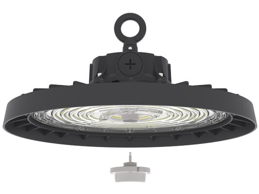 HB3H DIP de energía conmutable y 3CCT UFO LED High Bay Light 100W 150LPW con 20W/30W @ 3 horas Función de emergencia opcional