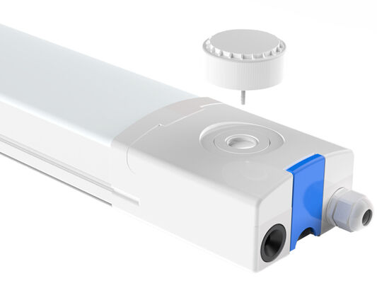 2ft/20W D4 lámpara LED a prueba de humedad con eficiencia de hasta 160 LPW lista para emergencias y sensor de movimiento