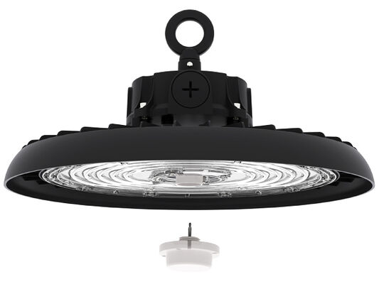 Alimentación conmutable HB3 DIP y entrega de luz LED para bahía alta UFO 3CCT con ON-OFF | Atenuación 1-10V | DALI-2 | Servicio posventa de control de atenuación Zigbee en Europa