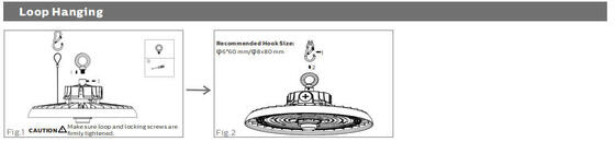 Luz LED Highbay UFO de 200W DIP (120W/150W/200W) HB3 3CCT aplicada para almacenes y salas de logística con servicio posventa en Europa