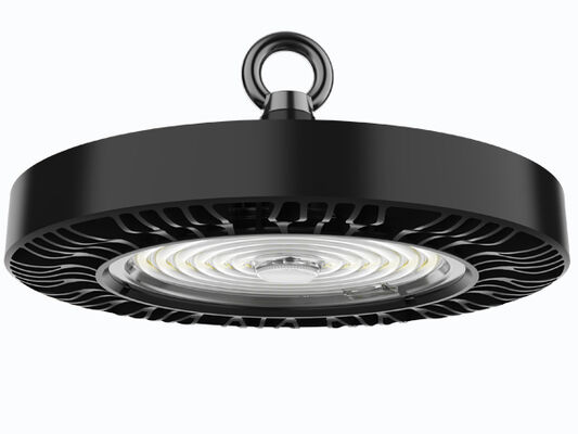 DUALRAYS LIGHTING HB4H UFO LED Luz de bahía alta 100W 120W 150W 200lm / W Liteon 5050 IP65 IK08 ENEC 05 Lente de PC 7 años de garantía Iluminación de almacén