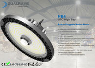 Alta bahía de 160LPW LED que enciende el montaje enchufable Installa del tubo del soporte de la pared del montaje del techo de la ejecución del lazo del sensor de movimiento HB4