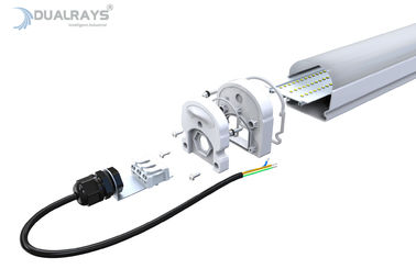 El tri polvo Vanpor del agua de la luz 50W los 5ft de la prueba de IP66 IK10 LED impermeabiliza el aparcamiento subterráneo Warehouse