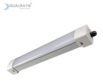600m m llevados tri vatio los 2ft Shell de aluminio de la luz 160LPW IP65 IK08 20 de la prueba para la fábrica