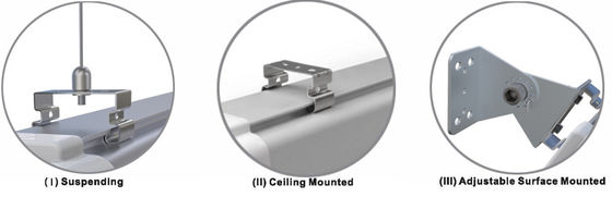 Cubierta blanca ligera de la PC del color 40W tri los 5ft D5 LED de la tri prueba cambiable de la INMERSIÓN