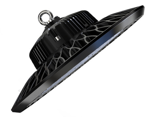 SMD3030 UFO High Bay Light Die Castign Al Black Shell Revestimiento de polvo resistente a la corrosión