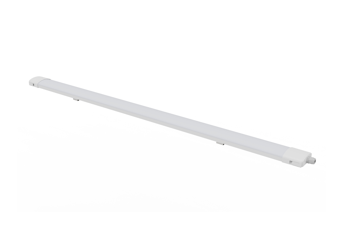 Disipación de calor perfecta de la luz 160LPW IP65 IK10 40W los 4ft de la prueba del decaimiento de la luz corta tri