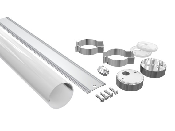 Tri luz 50W de la prueba de IP66 IP69K IK10 LED con el informe del CE para agrícola industrial