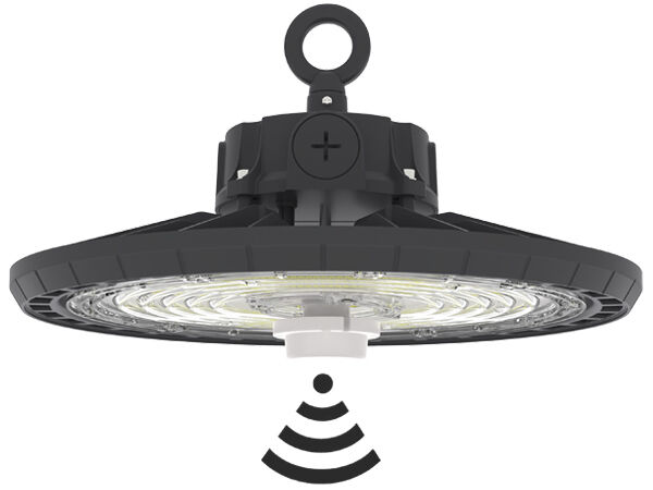 HB2 DIP conmutable de energía y 3CCT UFO LED High Bay Light 100W 150LPW con función de emergencia opcional