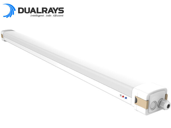 Lámpara LED a prueba de humedad de 4 pies, 42 W con 3 CCT conmutables y 160 LPW con diseño de cable conectable para conexiones potentes y resistentes