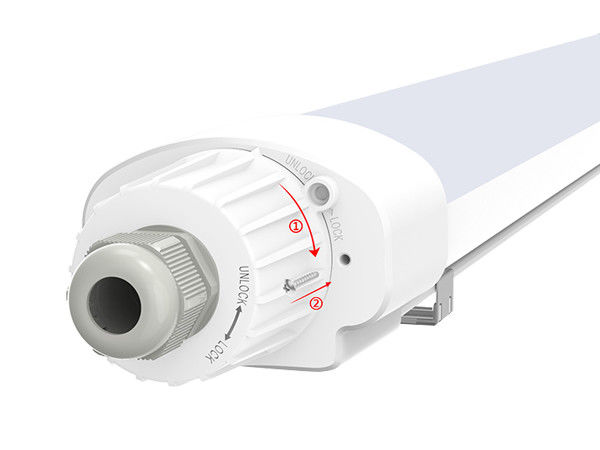 El material plástico completo LED Triproof de la serie 20W los 2ft de Dualrays D2 enciende 3 años de garantía