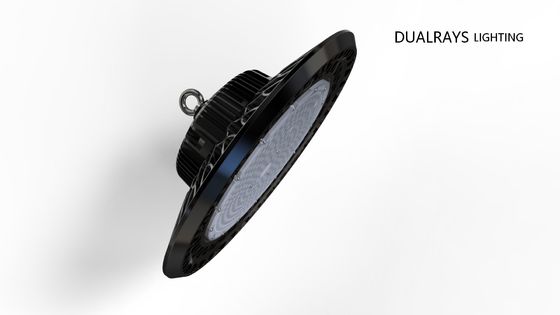 50000 horas de la vida 100W 140LPW bahía industrial del UFO de alta llevaron blanco del negro de Bell de la iluminación