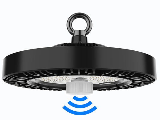 Luminaria LED de bahía alta UFO HB4H con interruptor DIP de potencia y CCT, 150W, 150LPW