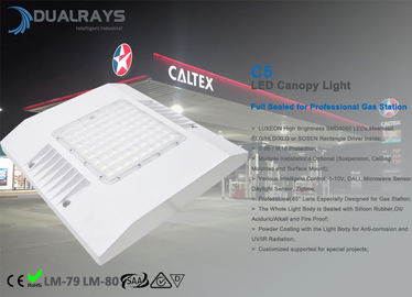 Modificación de aluminio de la bahía de la luz LED del toldo de la vivienda LED la alta ahuecó la luz a prueba de explosiones de la gasolinera
